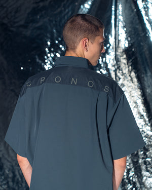 CRONOS TECH VERTICAL ZIP SHIRT【D.GRAY】