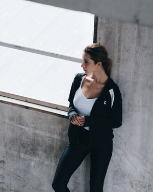 CRONOS WOMEN UV Shield Light Hoodie【BLACK】