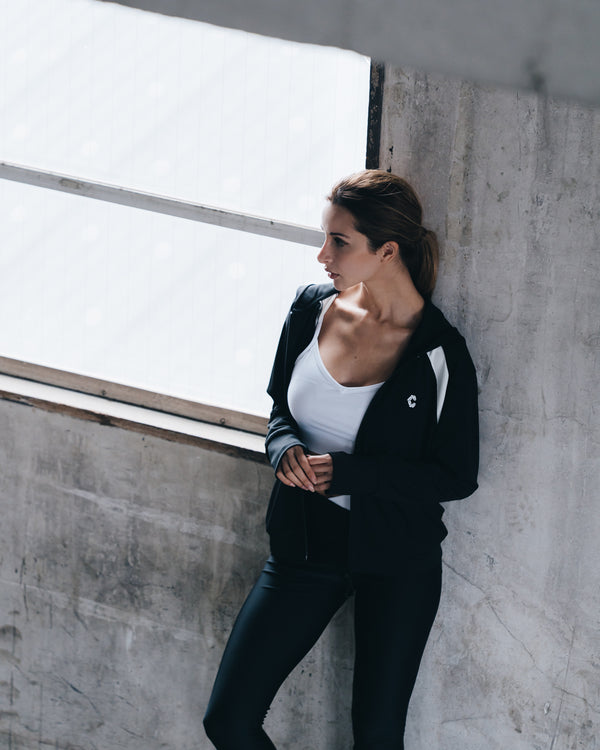 CRONOS WOMEN UV Shield Light Hoodie【BLACK】