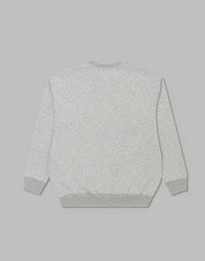 CRONOS パッチワークスウェットシャツ【M.GRAY】