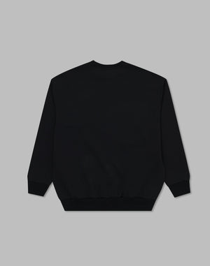 CRONOS Patchwork sweatshirt【BLACK】