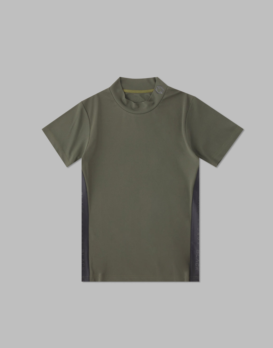 CRONOS BLACK SIDE LINE MOCKNECK【KHAKI】