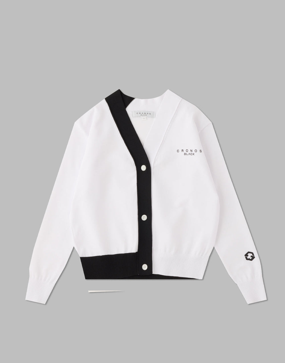 CRONOS BLACK SHORTS KNIT【WHITE】