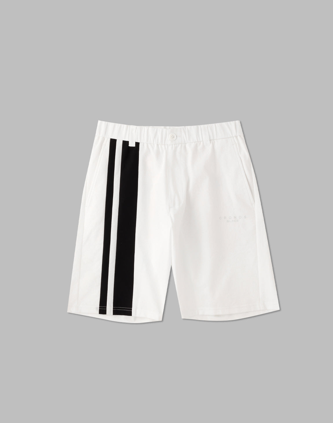 CRONOS ショートパンツ CRONOS DOUBLE STRIPES SHORTS【CREAM】