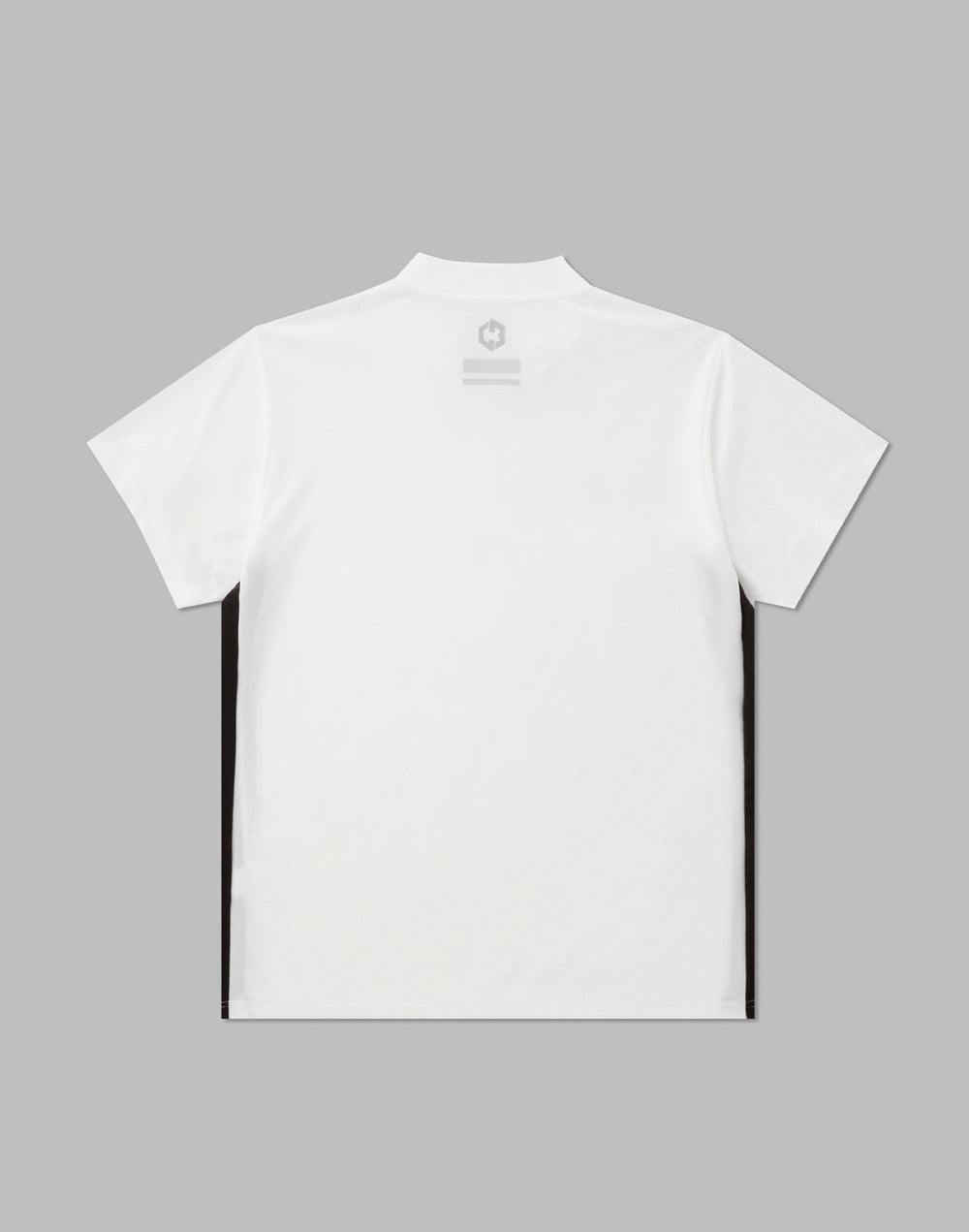 CRONOS BLACK LOGO MOCKNECK【WHITE】