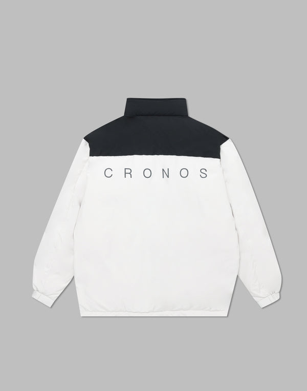 CRONOS Down jacket【BLACK×WHITE】
