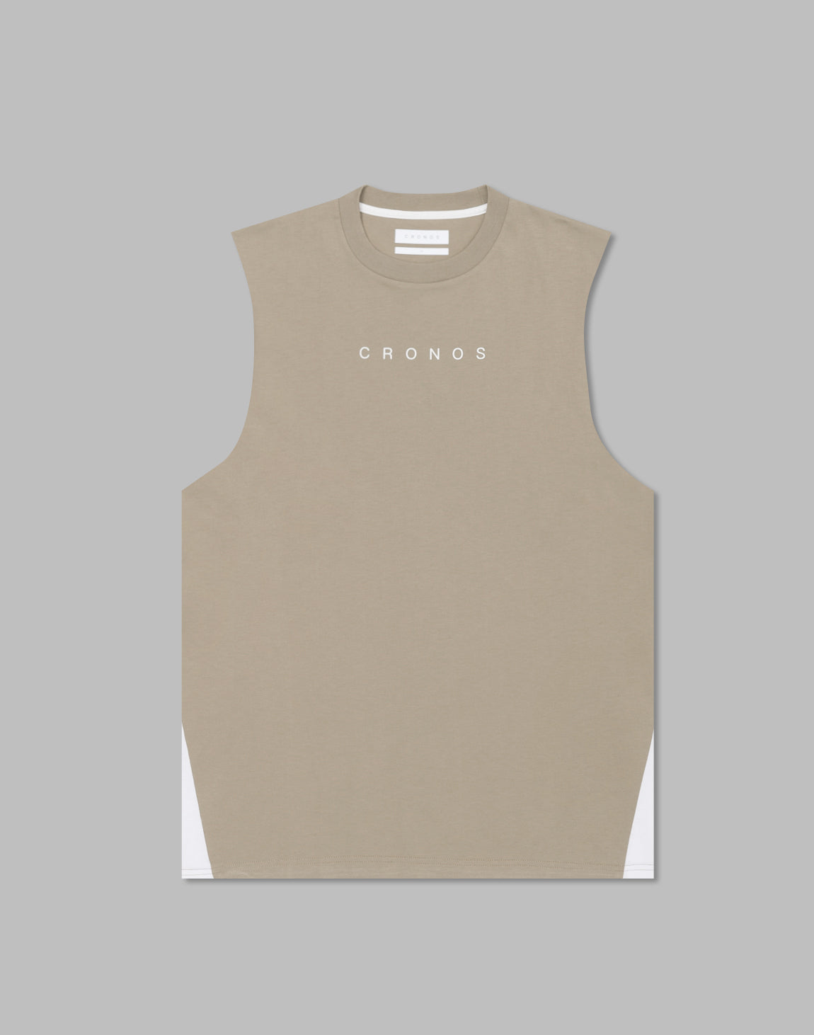 CRONOS Side Insert sleeveless 【GREIGE】