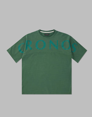CRONOS  PIGMENTED OVERSIZE T-SHIRTS【GREEN】