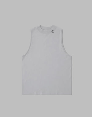 CRONOS MOCK NECK TANKTOP【GRAY】
