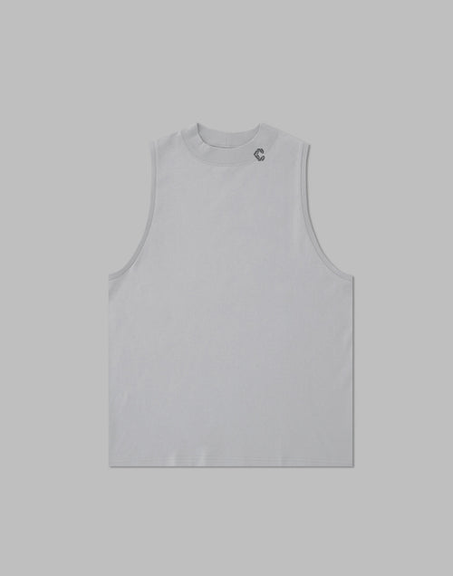 CRONOS MOCK NECK TANKTOP【GRAY】
