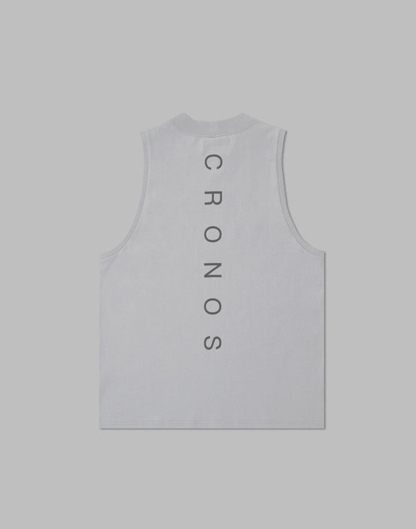 CRONOS MOCK NECK TANKTOP【GRAY】