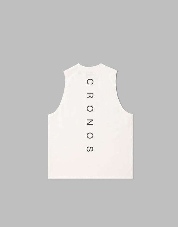 CRONOS MOCK NECK TANKTOP【WHITE】