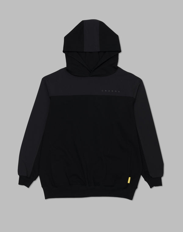CRONOS Technical Utility Ponte Hoodie【BLACK】