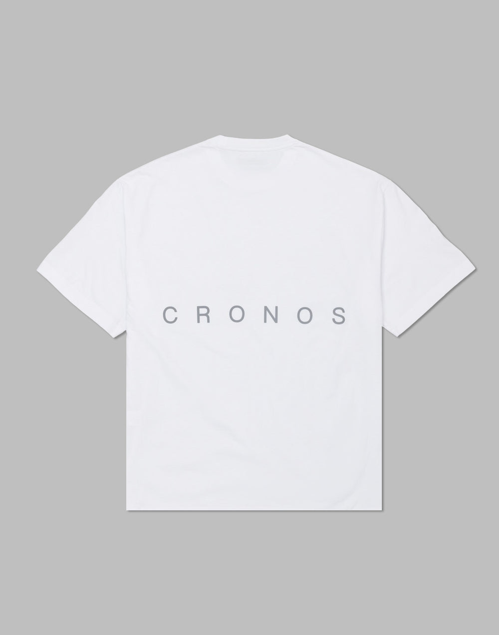 CRONOS Bold Front Logo OverSize T-SHIRT【WHITE】
