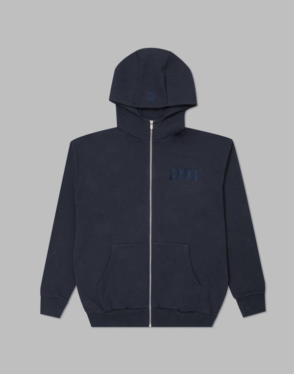 CRONOS Patchwork zip foodie【NAVY】