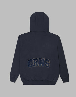 CRONOS Patchwork zip foodie【NAVY】