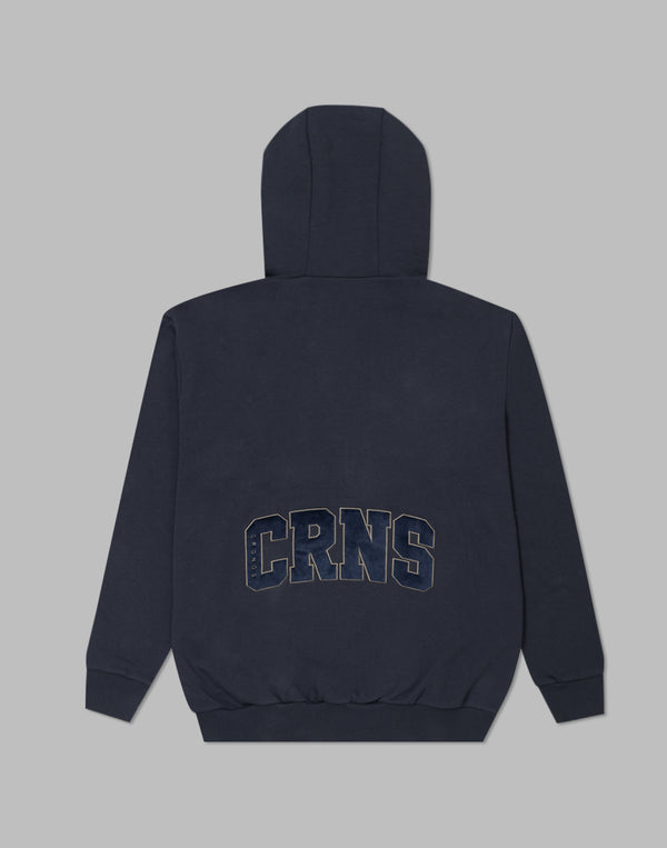CRONOS Patchwork zip foodie【NAVY】