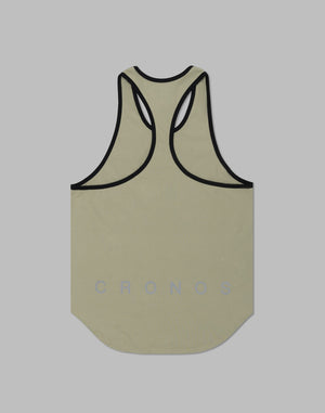 CRONOS Bold Front Logo Stringer Tank【SAGE】