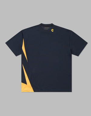 CRONOS pinhole mesh T-shirts【NAVY】