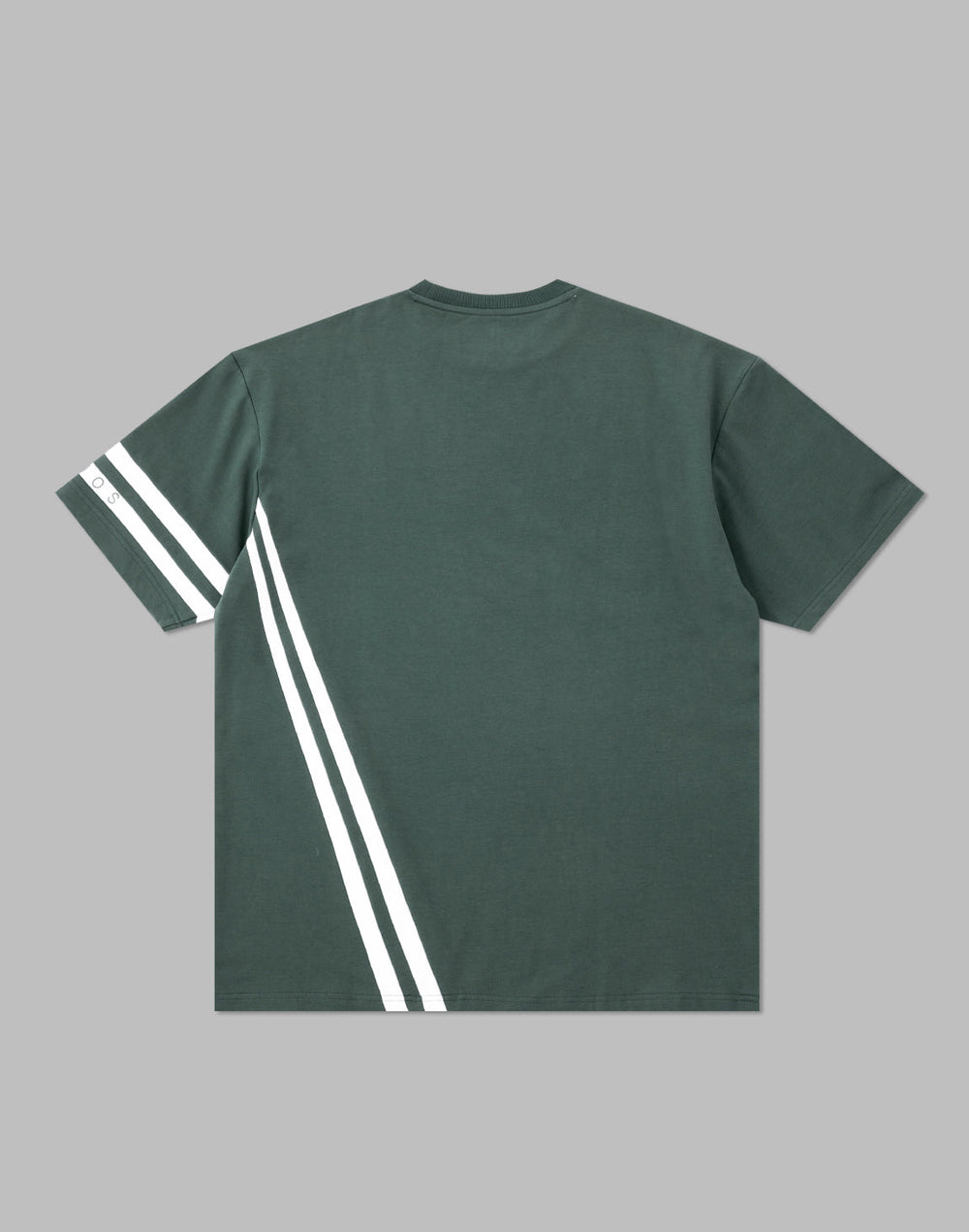 CRONOS ドライタッチ 2ライン オーバーサイズ Tシャツ【D.GREEN】