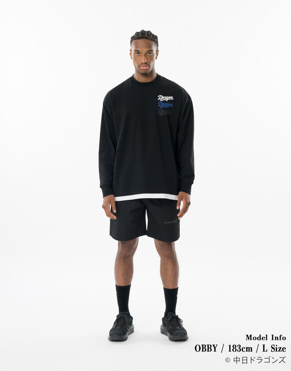 CRONOS×DRAGONS L/S TEE【BLACK】