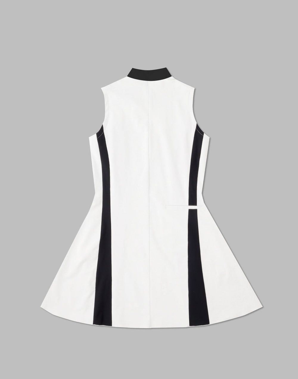 CRONOS BLACK LINE DRESS【WHITE】