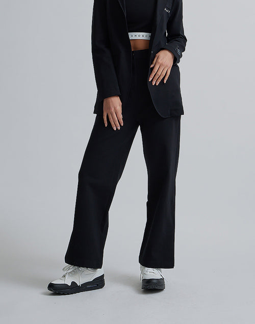 CRONOS WOMEN EASY CARE STRETCH PANTS【BLACK】