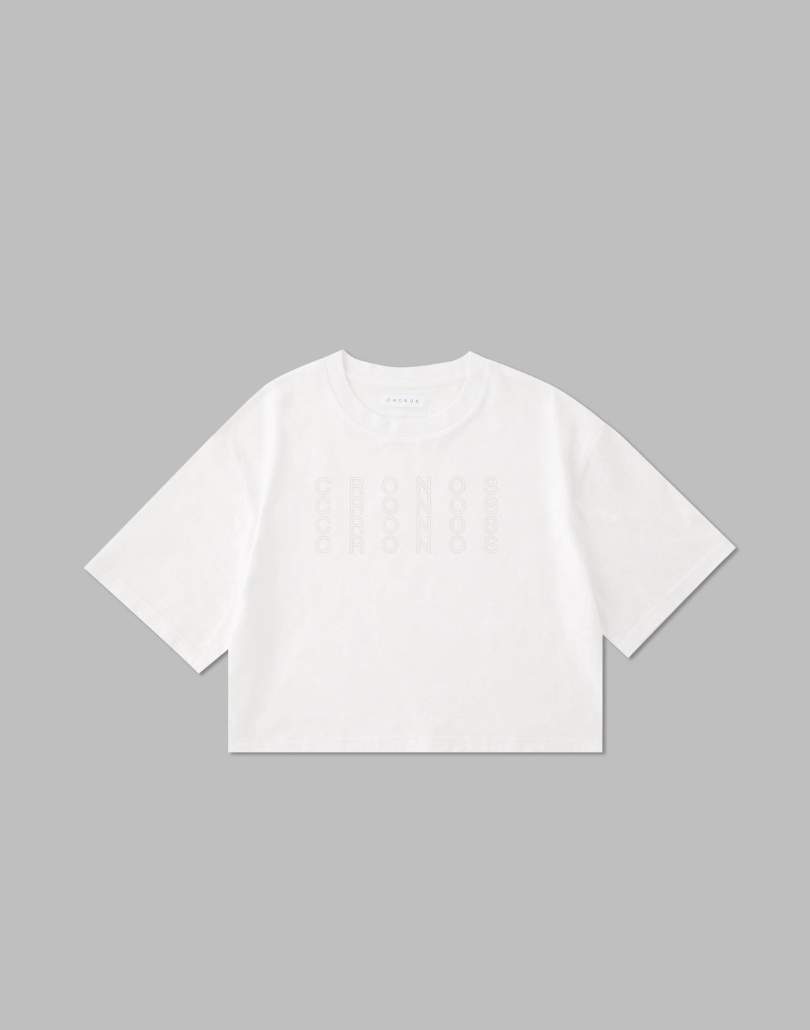 CRONOS クロノス　トレーナー CRONOS WOMEN LOGO SHORT T-SHIRTS【WHITE】 – クロノス CRONOS