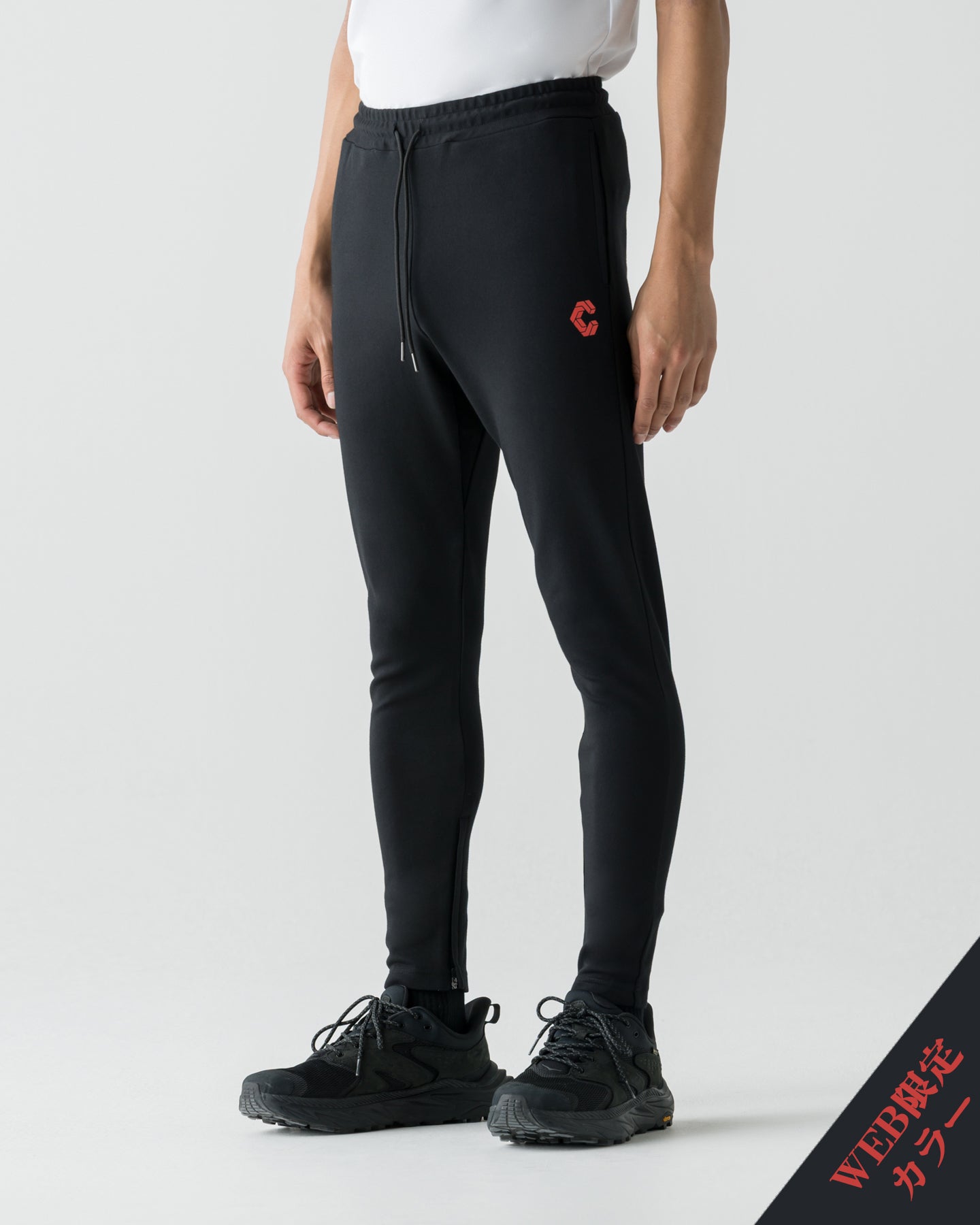 【新品未使用】CRONOS クロノス　ロングパンツ　CRONOS×RED 即完売 CRONOS HIGH-STRETCH SKINNY PANTS【BLACK×RED】