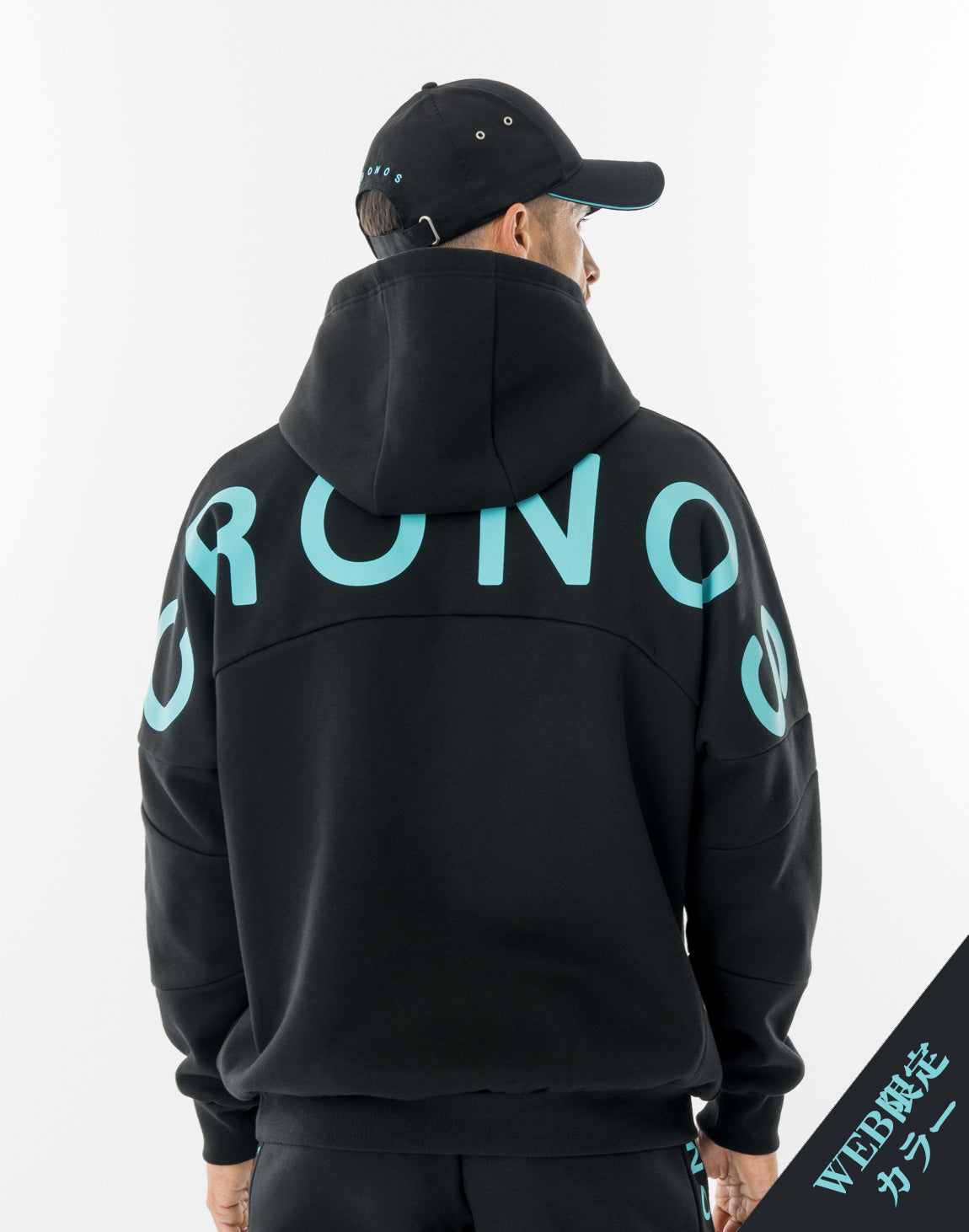 激レア【即完売品】CRONOS【BLACK×BLUE】 CRONOS ASCENT HOODIE【BLACK×T.BLUE】