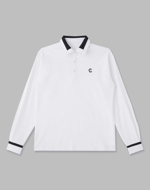 CRONOS BLACK STRETCH POLO【WHITE】 - クロノス CRONOS Official Store