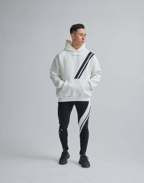 CRONOS 2LINE HOODIE【WHITE】 - クロノス CRONOS Official