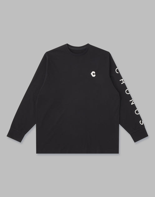 CRONOS LOGO LONGSLEEVE【BLACK】 - クロノス CRONOS Official Store