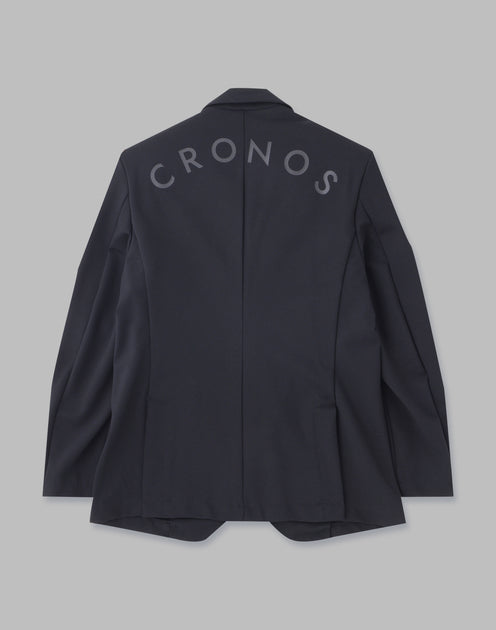 CRONOS BACK LOGO STRETCH JACKET【BLACK】 - クロノス CRONOS