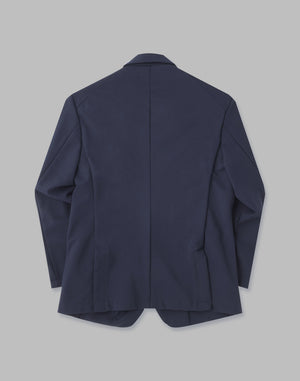 CRONOS BLACK COLLAR LESS STRETCH JACKET【NAVY】