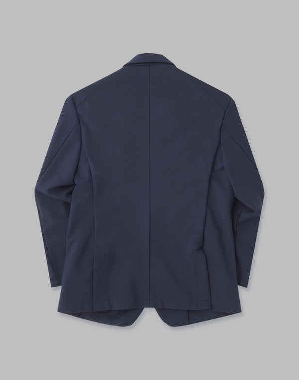 CRONOS BLACK COLLAR LESS STRETCH JACKET【NAVY】