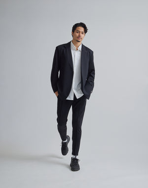 CRONOS BLACK COLLAR LESS STRETCH JACKET【BLACK】