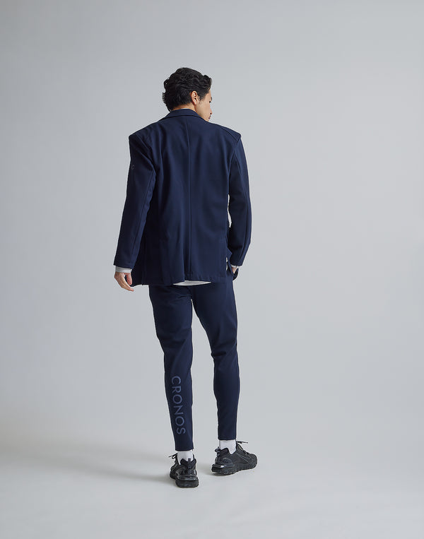 CRONOS BLACK COLLAR LESS STRETCH JACKET【NAVY】