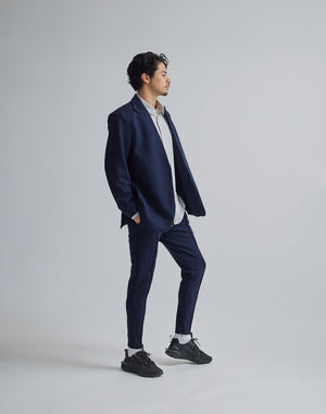 CRONOS BLACK COLLAR LESS STRETCH JACKET【NAVY】