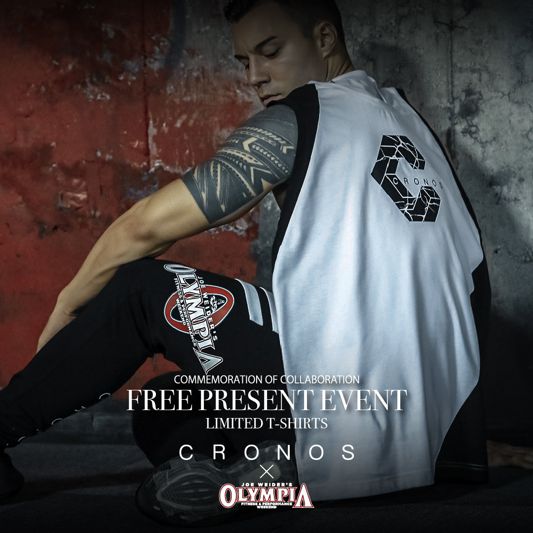 CRONOS x MR.OLYMPIA PRESENT CAMPAIGN – クロノス CRONOS Official Store
