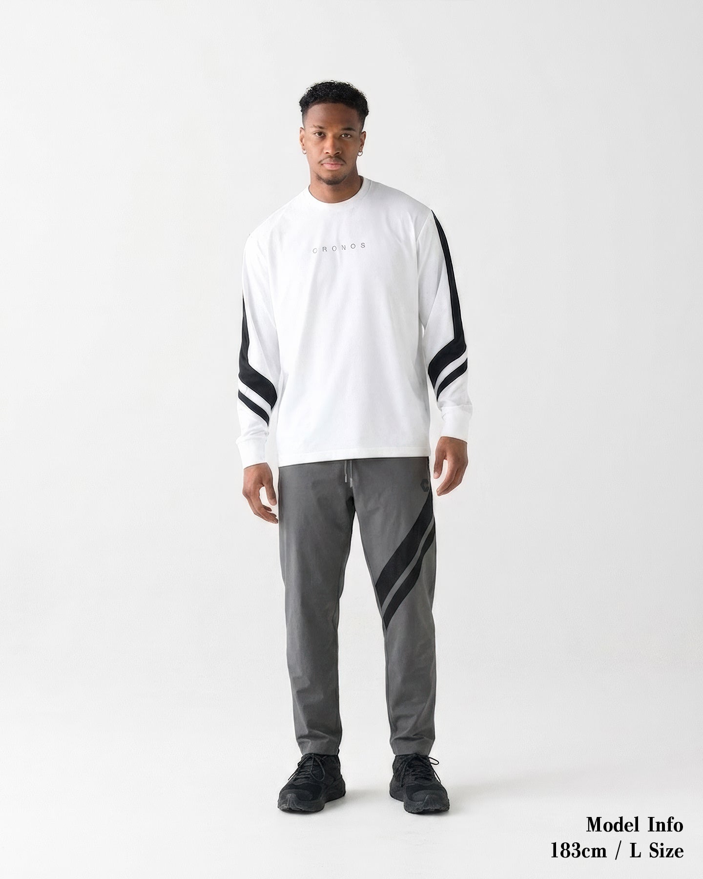 CRONOS COOLING LINE JOGGER PANTS【D.GRAY】