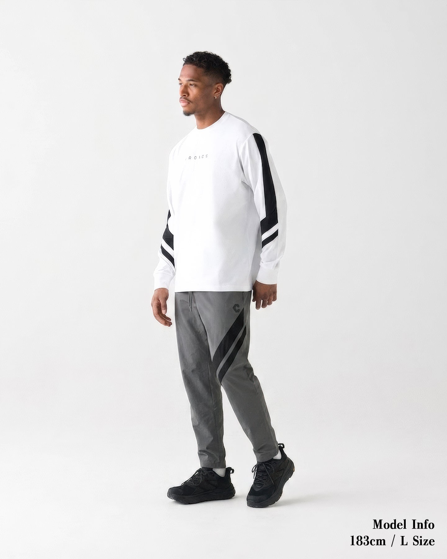 CRONOS COOLING LINE JOGGER PANTS【D.GRAY】
