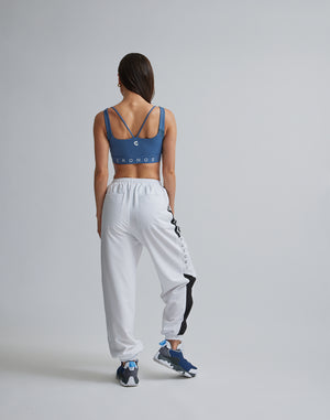 CRONOS WOMEN SPORTS MESH BRA【BLUE】