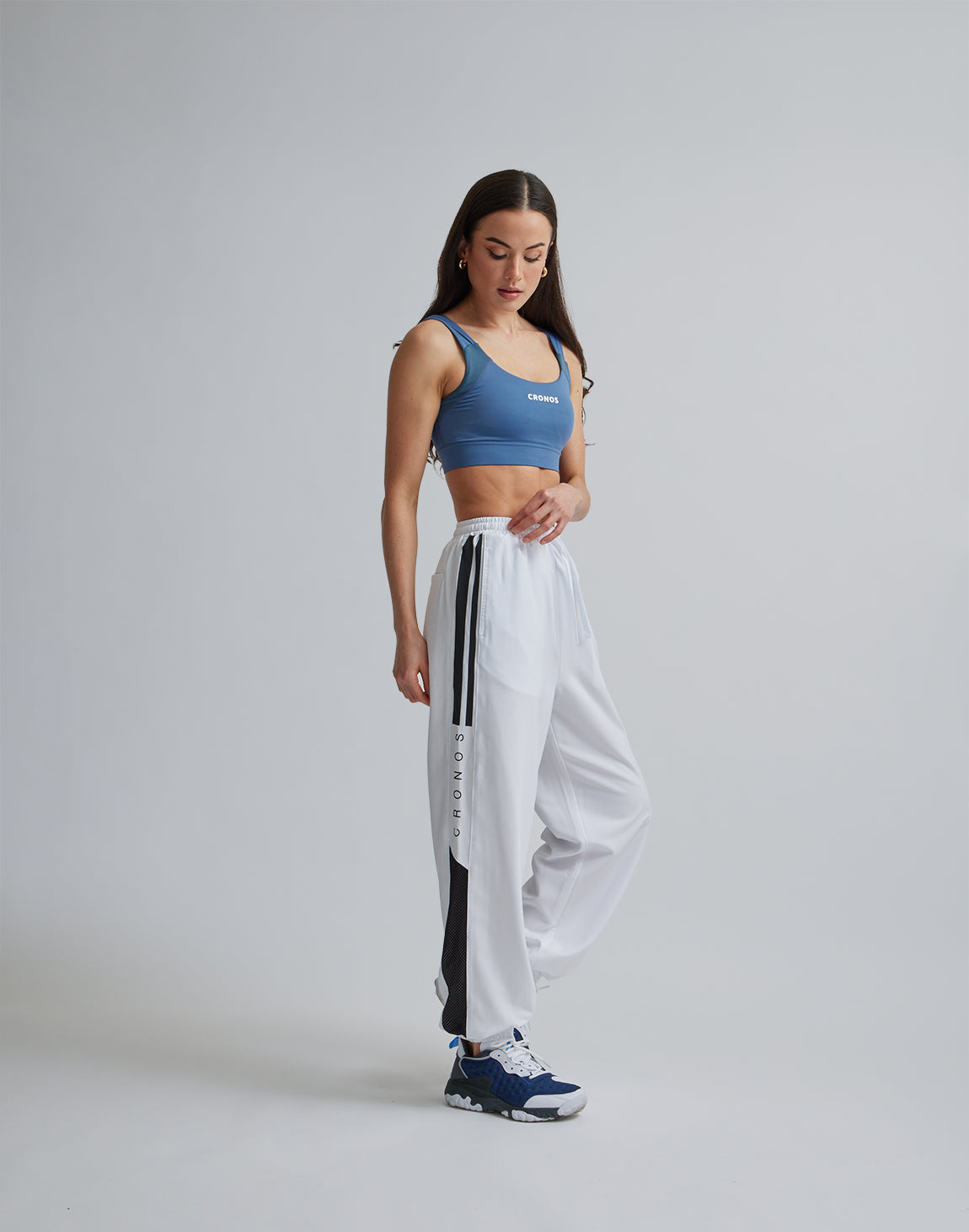 CRONOS WOMEN SPORTS MESH BRA【BLUE】 – クロノス CRONOS