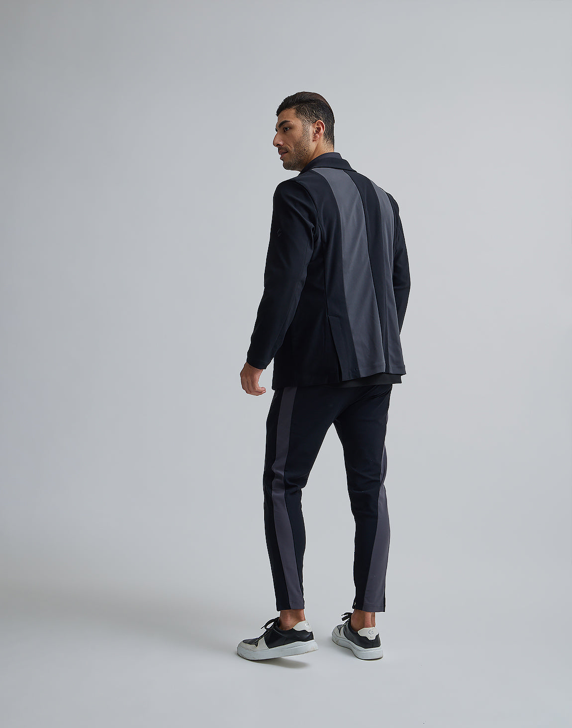CRONOS スポーティージャケット ブラック/ホワイト CRONOS AERON EDGE JACKET【WHITE×BLACK】