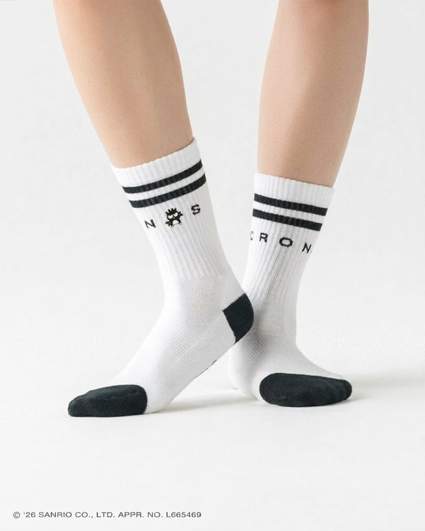CRONOS×BAD BADTZ-MARU SOCKS 【WHITE】