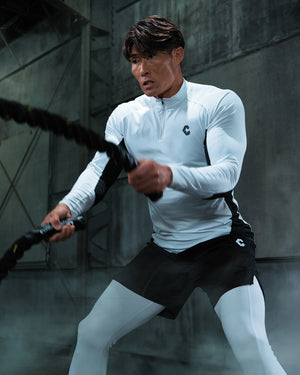 CRONOS x ITOI COMPRESSION LONGSLEEVE [WHITE]