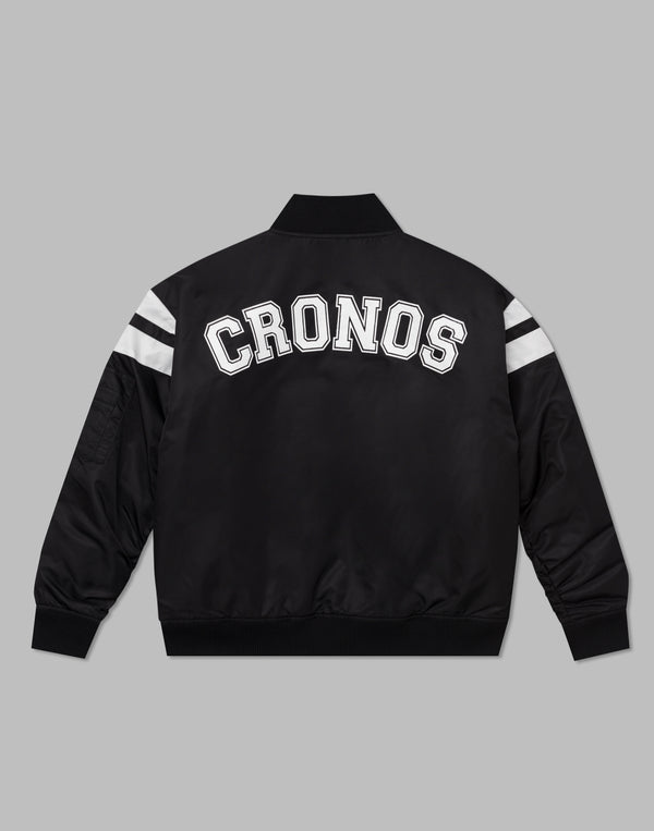 CRONOS 女款 全新 MA-1 [黑色]