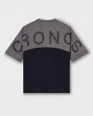 CRONOS BACK LOGO DOLMAN S/S TEE【D.GRAY】