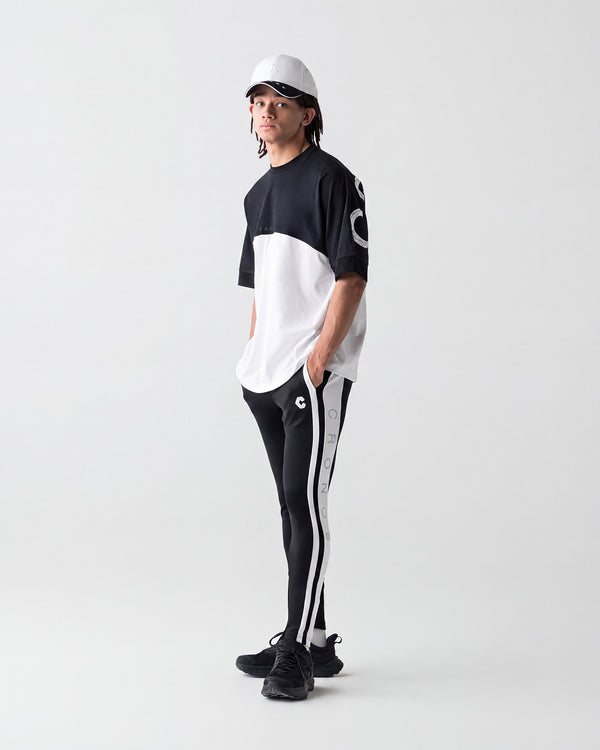 CRONOS BACK LOGO DOLMAN S/S TEE【BLACK×WHITE】